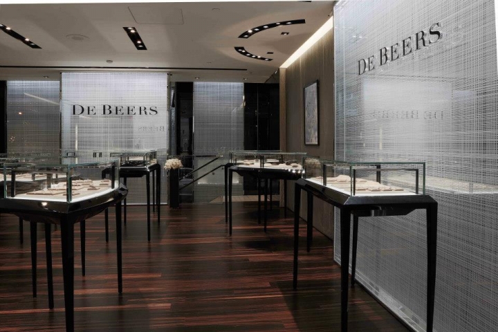 De Beers jewelry's Vancouver Store