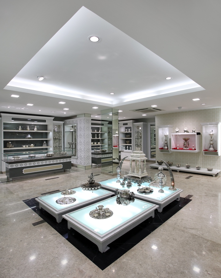 印度班加罗尔Neelkanth银色的珠宝专卖店设计